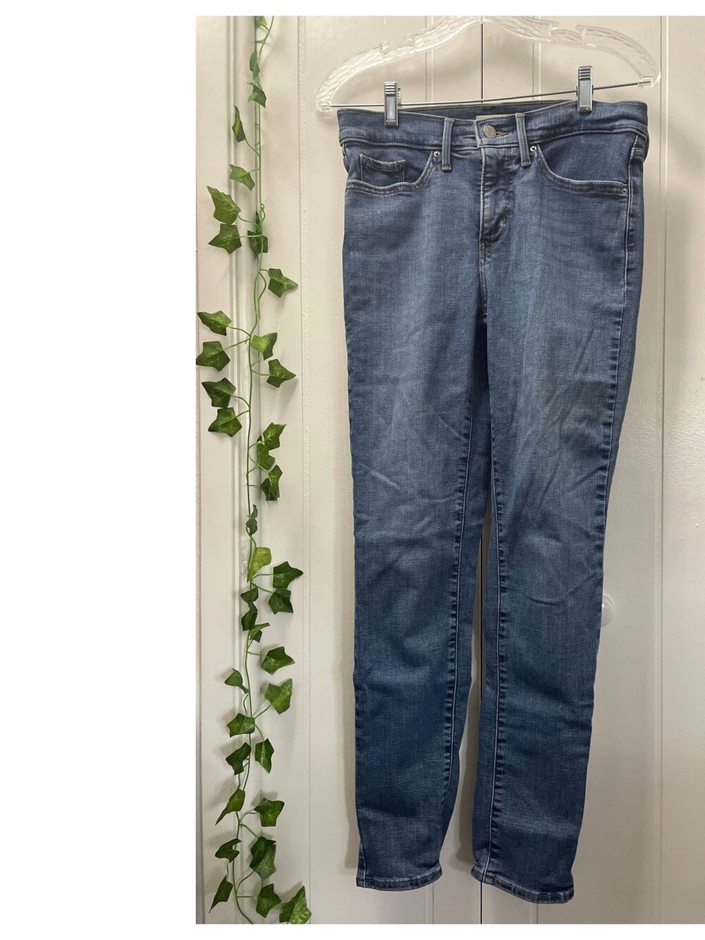 Women Levis 311 Shaping Blue Denim Skinny Jeans Size 28